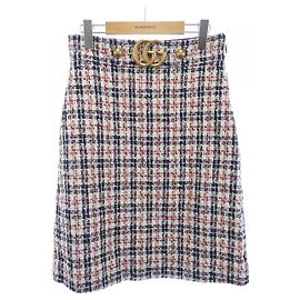 Gucci Rock Weiß Rot Marineblau