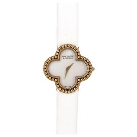 Orologio in oro giallo Van Cleef & Arpels Alhambra D'oro