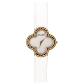 Van Cleef & Arpels Alhambra Uhr aus Gelbgold Golden