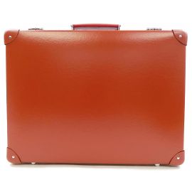 Autre Marque Globe Trotter Leather Handbag Red