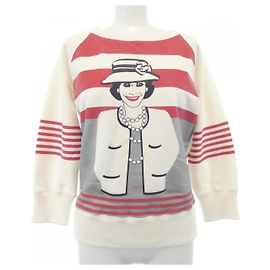 Vintage Sweatshirt Chanel Grau