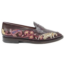 Etro Lederschuhe Rot