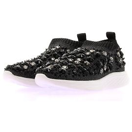 Fred Baskets noires à sequins Noir