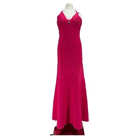 Herve Leger Robe rose Pink