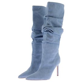 Autre Marque BETTINA VERMILLON Denim Boots Blue Size 39 Blue