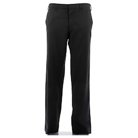 Prada black polyester pants size 48 Black
