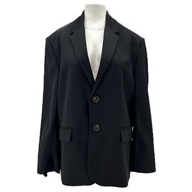 Autre Marque BOUGUESSA Black Wool Blazer Black