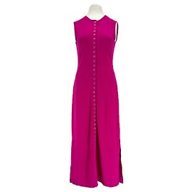 Roseanna Fuchsia Rosa Langes Kleid Größe 40 Pink