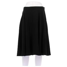 Jupe patineuse noire plissée Miu Miu Noir