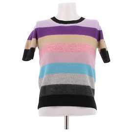 Sonia Rykiel Pull manches courtes à rayures Multicolore