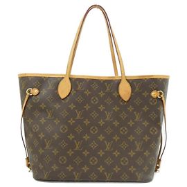 Bolso Louis Vuitton Monogram Neverfull MM Castaño