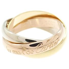 Trinity Ring von Cartier Pink Weiß Gelb