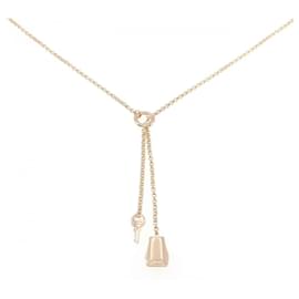 Hermès Hermes Kelly Clochette PM Necklace Pink