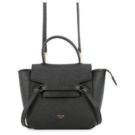 Céline Celine Pico Belt Bag Lederhandtasche Schwarz