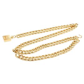 Cinturón de cadena dorada vintage Chanel Dorado