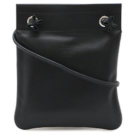 Borsa a Spalla in Pelle Aline Mini Hermès Nera Nero