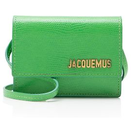 Bolsa transversal de couro Le Bello da Jacquemus Verde
