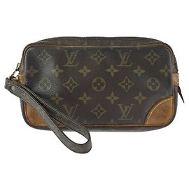 Pochette Monogram Louis Vuitton Marron