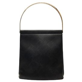 Cartier Trinity Black Leather Handbag Black
