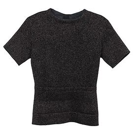 Marc Jacobs Top Grey Metallic Wool Lurex M Dark grey