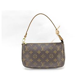 Louis Vuitton Louis Vuitton Pochette Monogramme em canvas Monogramme medium Marrom