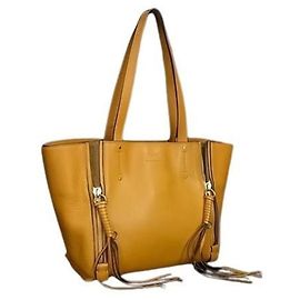 Chloé Milo Tote Bag aus gelbem Leder Gelb