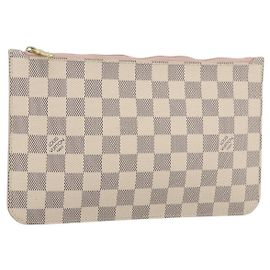 LOUIS VUITTON Bolsa Neverfull MM Damier Azur LV Auth hk3645 Otro