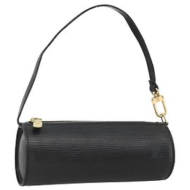 Pochette Soufflot Epi Nera LOUIS VUITTON Auth AMZ126 Nero