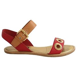 Louis Vuitton Sandales rouges Rouge