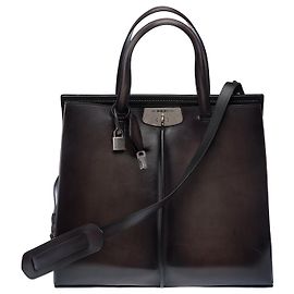 Autre Marque UNSIGNED Black Leather Bag - 103433 Black