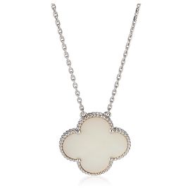 Colgante Magic Alhambra de oro blanco y madreperla de Van Cleef & Arpels Otro
