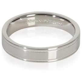 Platinring 4mm mit Milgrain von Tiffany & Co. Andere