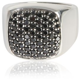 Anel Signet Streamline em Prata Esterlina e Diamantes David Yurman Outro