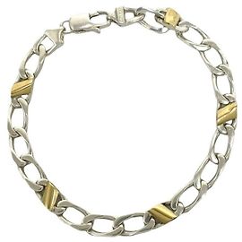 Bracciale Charm Figaro Tiffany & Co. Argento D'oro