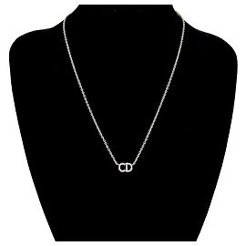 Collar Plated Dior Claire D Lune de Christian Dior Plata
