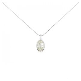 Autre Marque Collar de diamantes Pt900 Pt850 Plata