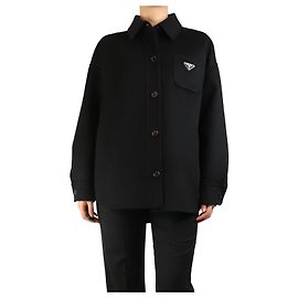 Prada Black shacket - size UK 8 Black
