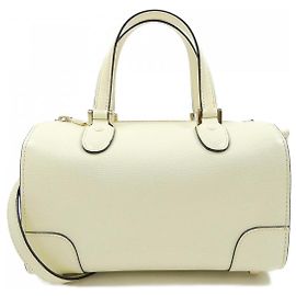 Mini bolsa de couro Valextra Bege