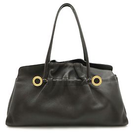 Bvlgari Bulgari Twist Tote Bag Dark brown