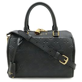 Bolsa Louis Vuitton Monogram Empreinte Speedy Bandoulière 25 NM Preto
