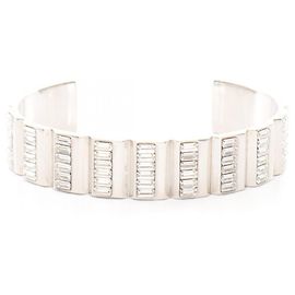 Pulseira de strass Yves Saint Laurent Prata Outro