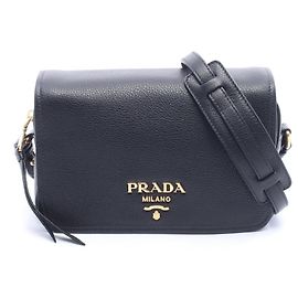 Borsa a Spalla Prada VITELLO PHENIX Nero