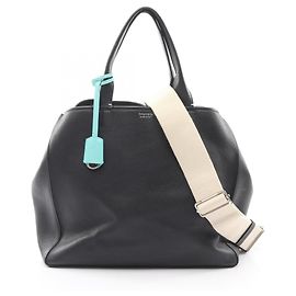 Bolsa tote de couro preto 2-em-1 Tiffany & Co. Preto