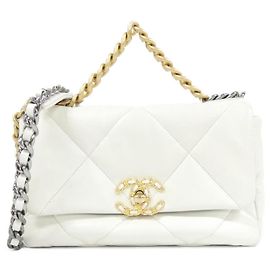 Sac à épaule Chanel 19 AS1160 Blanc