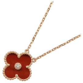 Collar Vintage Alhambra de Van Cleef & Arpels Castaño Dorado Otro