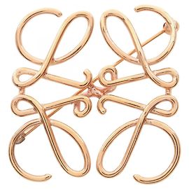 Broche Dorado Anagrama Loewe Dorado