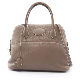 Sac à main Hermès Bolide 31 Marron Taupe