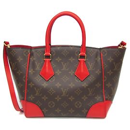 Louis Vuitton Monogram Phoenix PM Handtasche Rot Monogramm