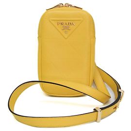 Pochette a Spalla Piccola Prada PELLETTERIA 9Y21OM Giallo