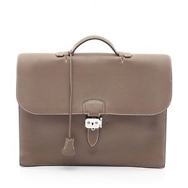 Hermès Borsa Hermes Sac à Dépêches 38 Marrone Taupe